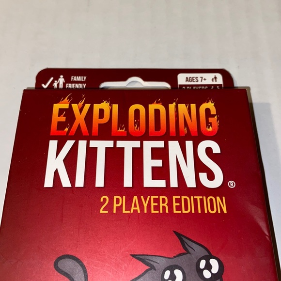 Exploding Kittens 2 Player Edition Card Game New - Picture 3 of 4